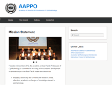 Tablet Screenshot of aapp-ophth.org